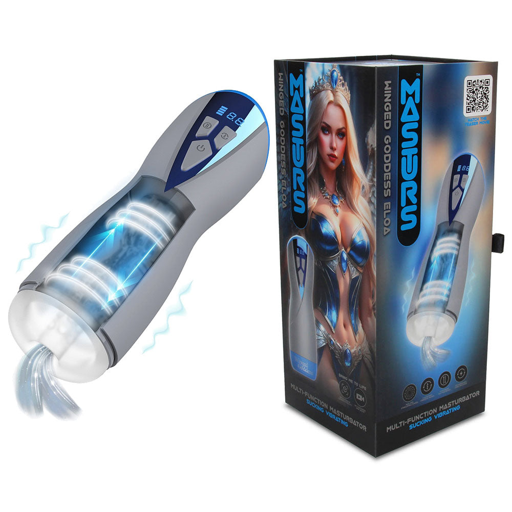 MASTURS Eloa – USB Rechargeable Sucking and Vibrating Auto Stroker > Sex Toys For Men > Masturbators > Vibrating - Tophatter Daily Deals