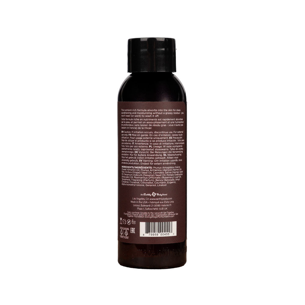 Hemp Seed Nag Champa Scented Massage and Body Oil 59 ml Bottle > Essentials > Massage Oil - Tophatter Daily Deals