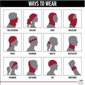 Rothco Multi-Use Neck Gaiter and Face Covering Tactical Wrap - Tophatter Daily Deals