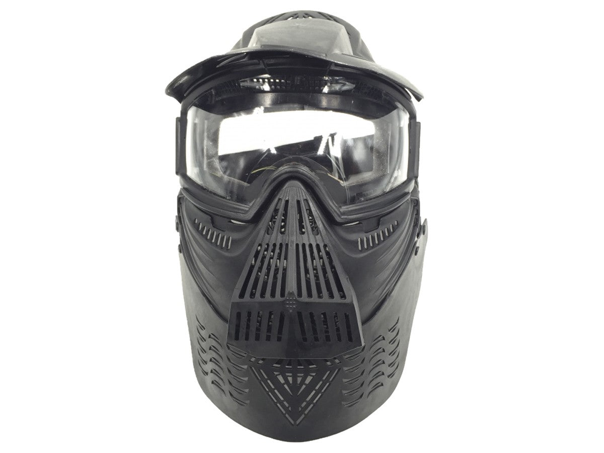 Jag Bravo Airsoft Full Face Mask with Poly Lens, Black - Tophatter Daily Deals