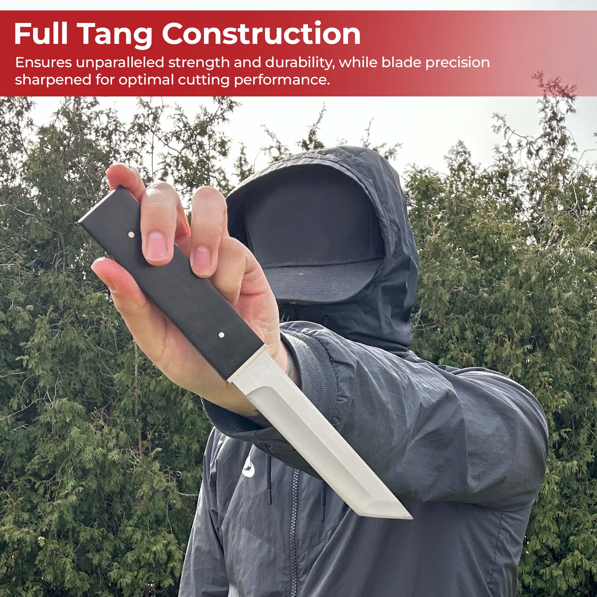 Masterfully Crafted Full Tang Japanese Tanto Dagger Swords - Tophatter Daily Deals
