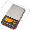 Fuzion Red Mini Digital Weighing Scale, 200g x 0.01g Jewelry Gram Scale - TOPHATTER'S ARMORY DEALS Collectible Weapons - Tophatter Daily Deals