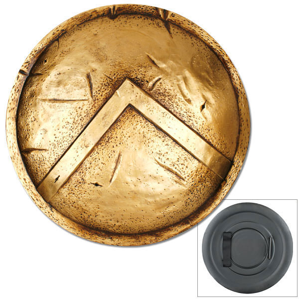 Spartan King Leonidas Lifesize Shield - Tophatter's Army Products & Self Defense Collectible Weapons - Tophatter Daily Deals