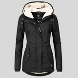 Waterproof Women's Parka - Long Hooded, Insulated Winter Black - Tophatter Daily Deals
