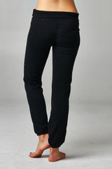 Women's Fold-over Waistband French Terry Screened Sweatpants Pants - Tophatter Daily Deals