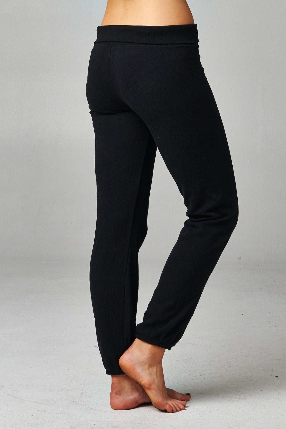Women's Fold-over Waistband French Terry Screened Sweatpants Pants - Tophatter Daily Deals