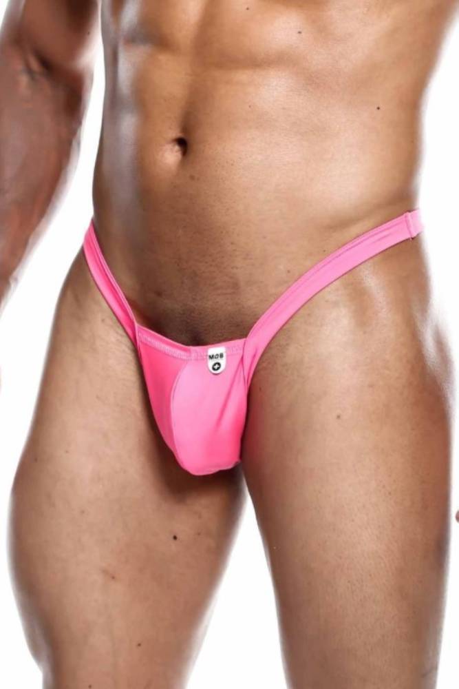 Male Basics - Y Buns Thong - Hot Pink - MBL52 - Tophatter Daily Deals