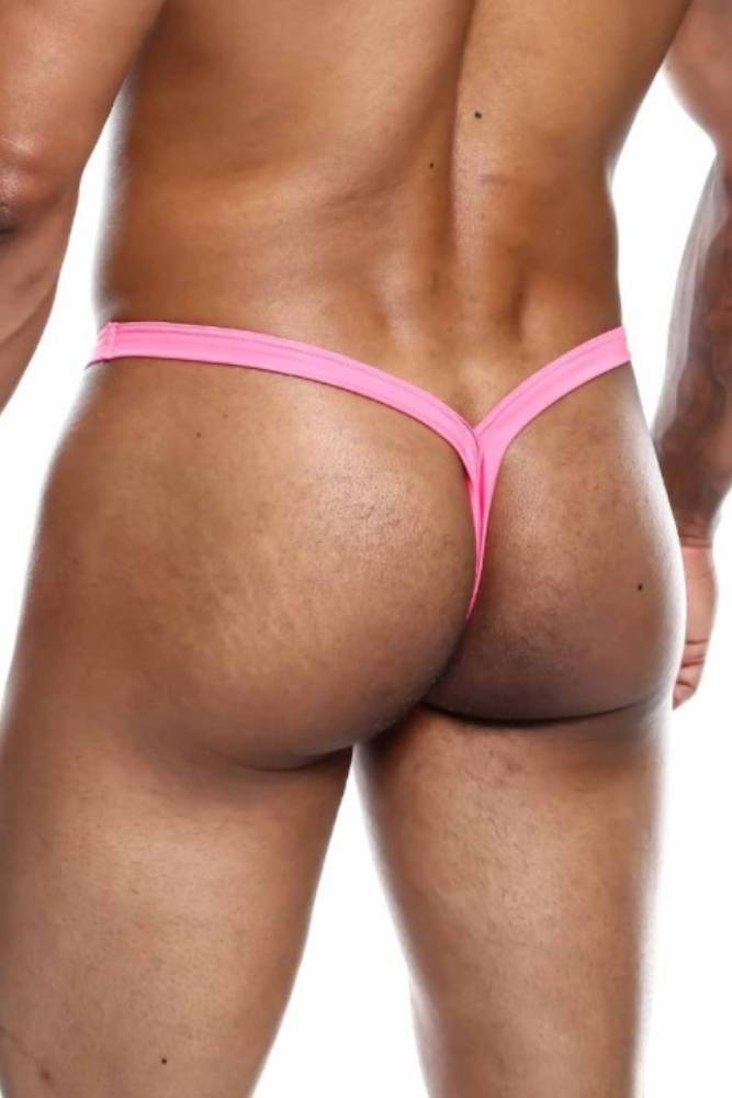 Male Basics - Y Buns Thong - Hot Pink - MBL52 - Tophatter Daily Deals