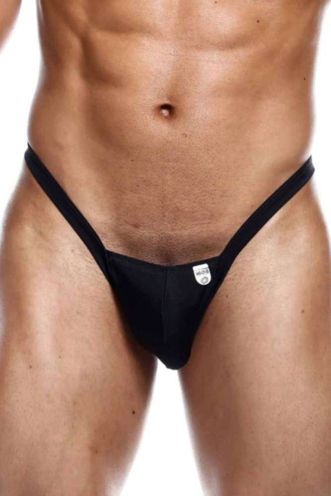 Male Basics - Y Buns Thong - Black - MBL52 - Tophatter Daily Deals