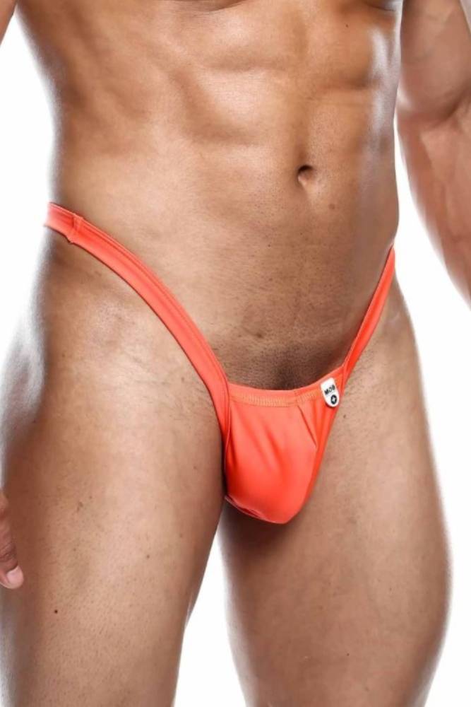 Male Basics - Y Buns Thong - Orange - MBL52 L - Tophatter Daily Deals