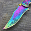 Fantasy Rainbow Coated 3D Sculpted Mermaid Assist Open Collector Knife Knife-Assist - Tophatter Daily Deals