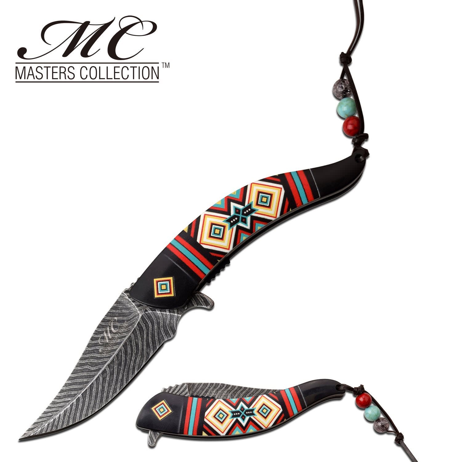 Master Collection Spring Assisted Knife 5 Inches With Black Handle - TOPHATTER'S ARMORY DEALS Collectible Weapons - Tophatter Daily Deals