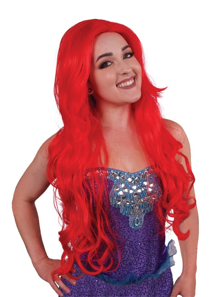Mermaid Girl Wig Adult Halloween Wigs - Tophatter Daily Deals