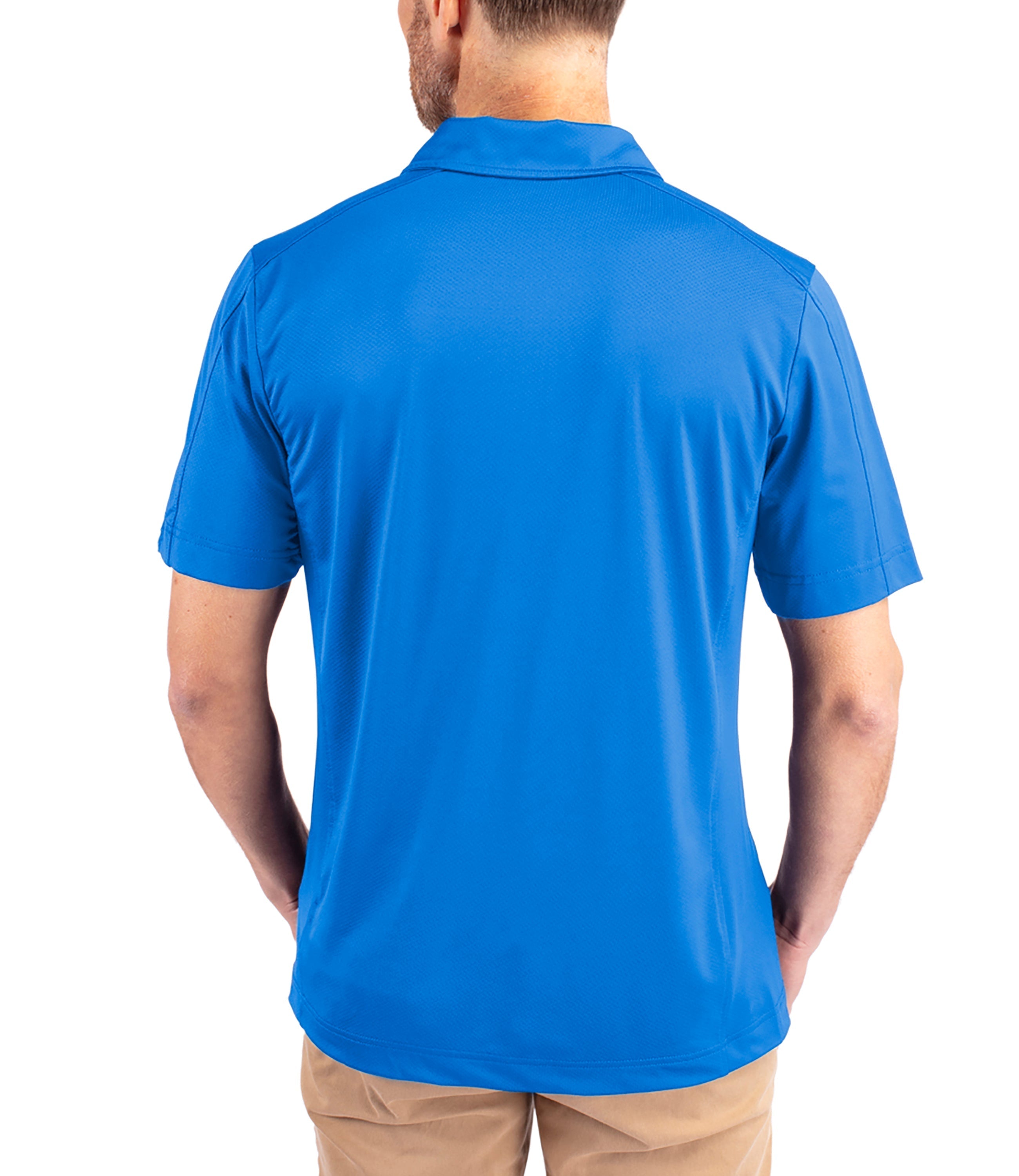 Cutter & Buck Prospect Eco Textured Stretch Recycled Men's Short Sleeve Polo Polos - Tophatter Daily Deals