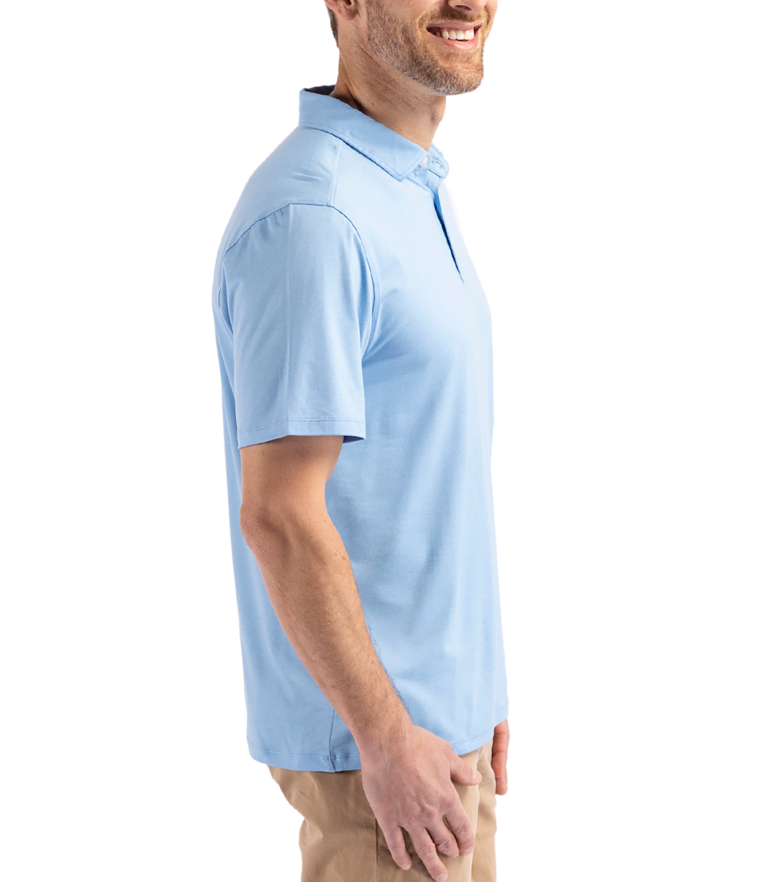 Cutter & Buck Coastline Epic Comfort Eco Recycled Men's Polo Polos - Tophatter Daily Deals