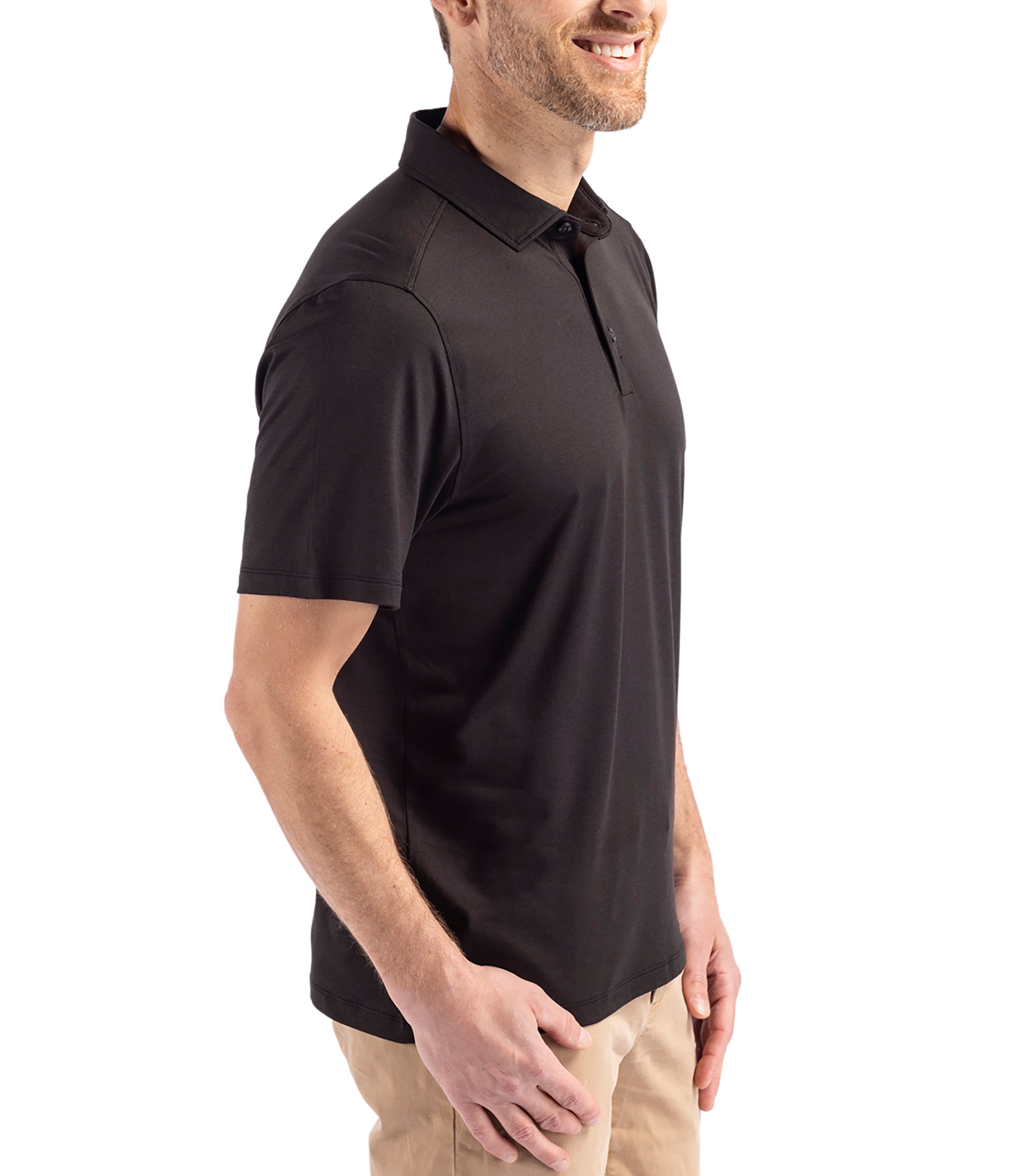 Cutter & Buck Coastline Epic Comfort Eco Recycled Men's Polo Polos - Tophatter Daily Deals