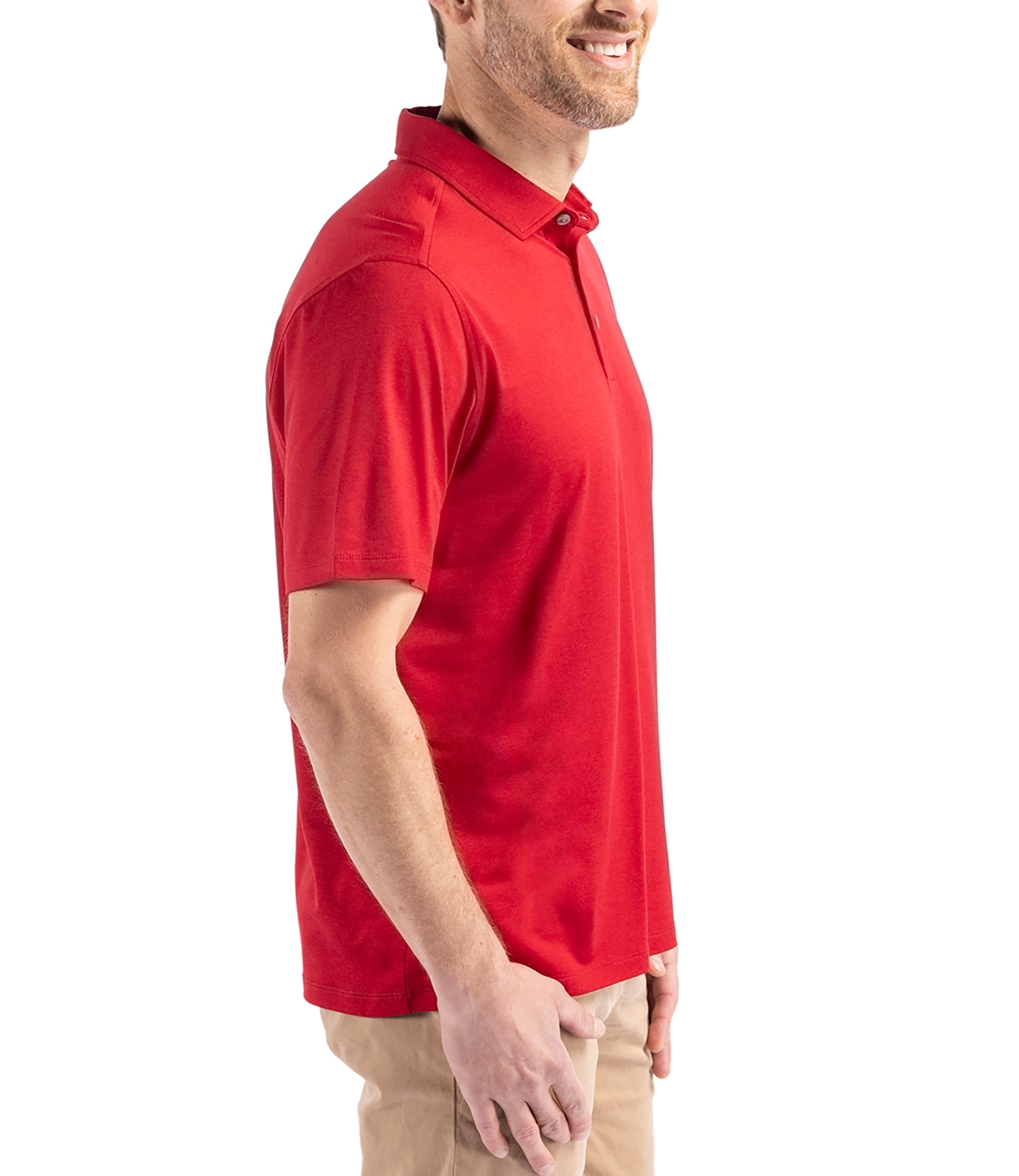 Cutter & Buck Coastline Epic Comfort Eco Recycled Men's Polo Polos - Tophatter Daily Deals