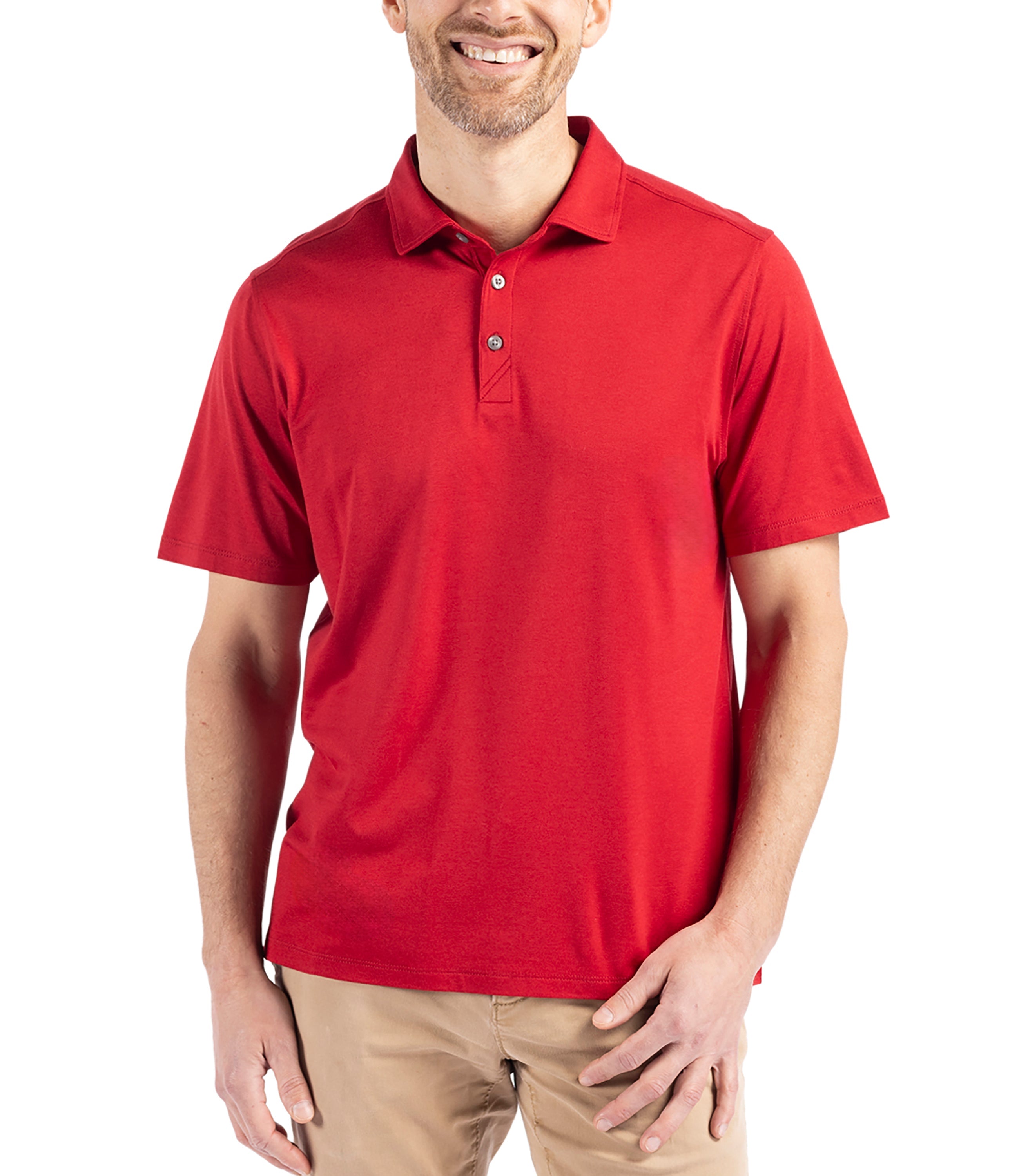 Cutter & Buck Coastline Epic Comfort Eco Recycled Men's Polo Polos - Tophatter Daily Deals