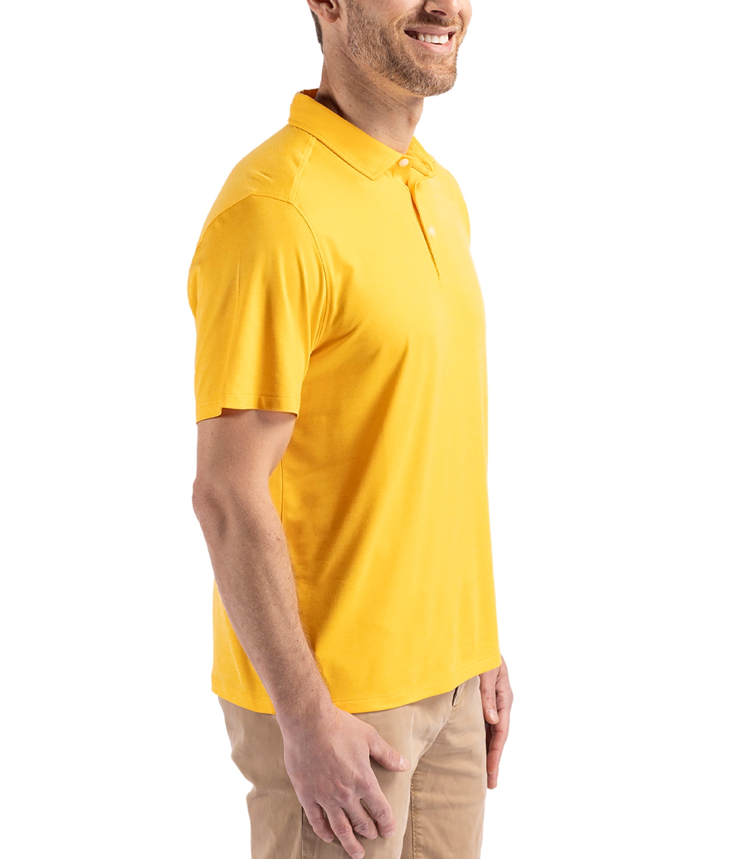 Cutter & Buck Coastline Epic Comfort Eco Recycled Men's Polo Polos - Tophatter Daily Deals