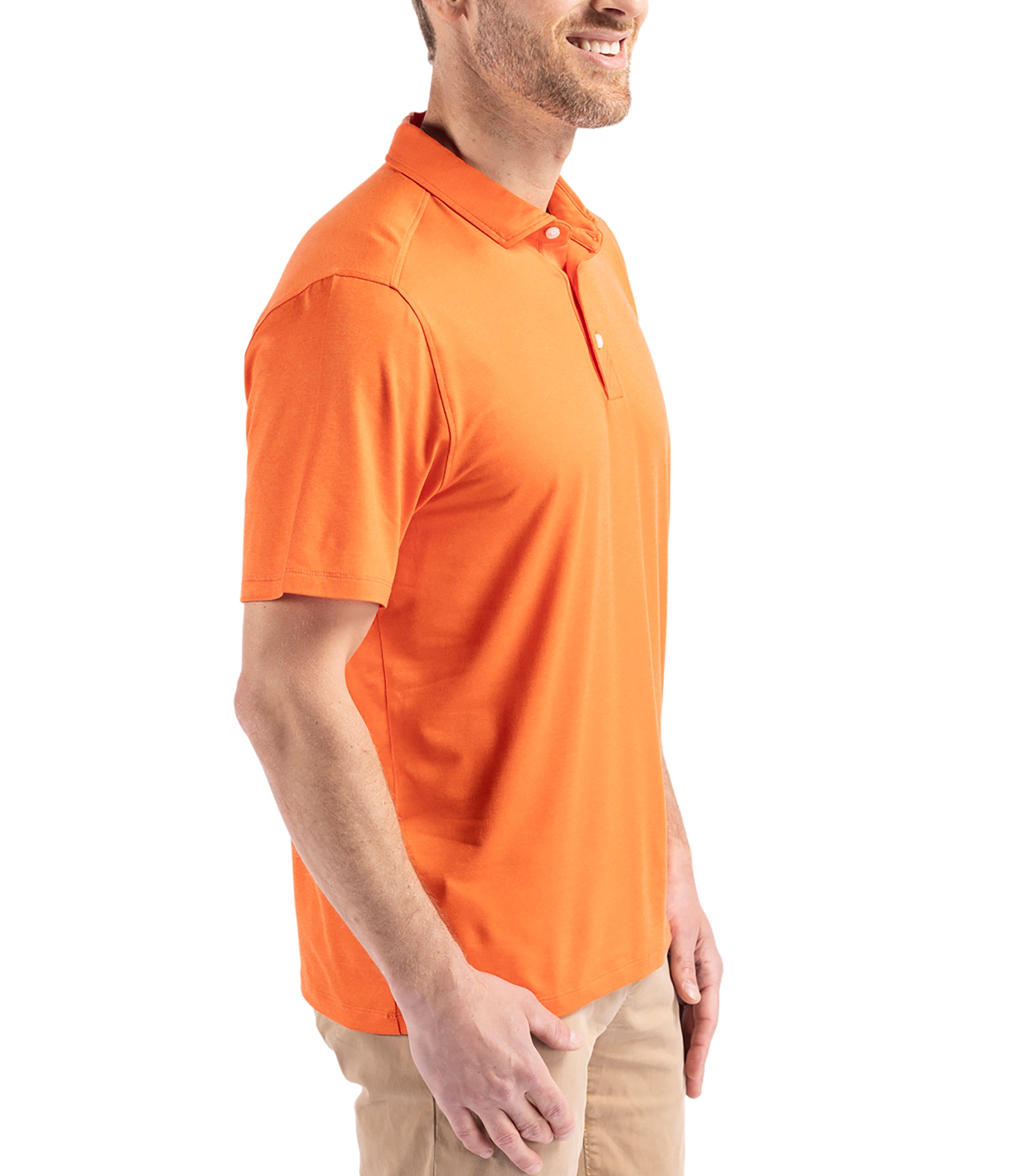 Cutter & Buck Coastline Epic Comfort Eco Recycled Men's Polo Polos - Tophatter Daily Deals