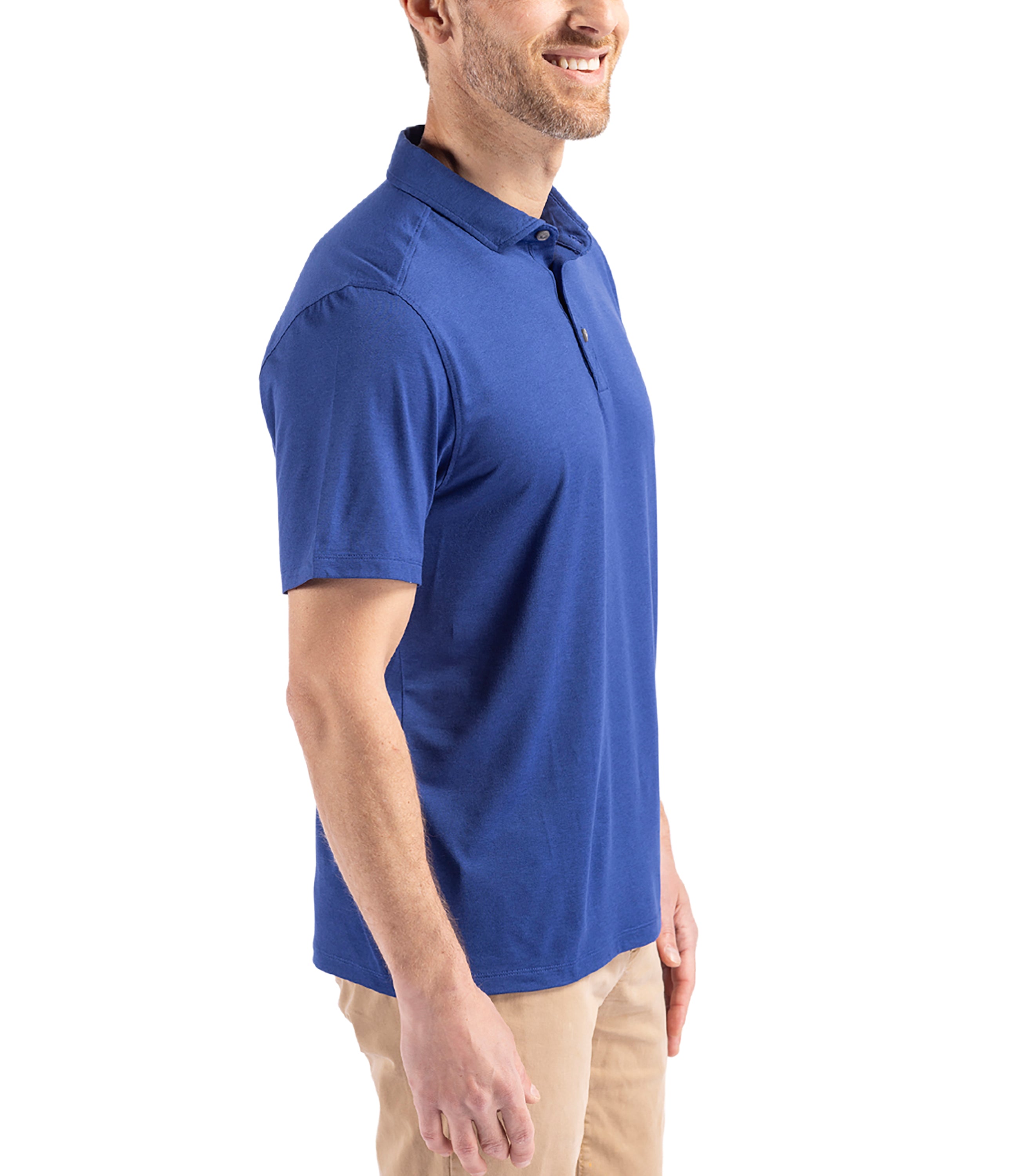 Cutter & Buck Coastline Epic Comfort Eco Recycled Men's Polo Polos - Tophatter Daily Deals