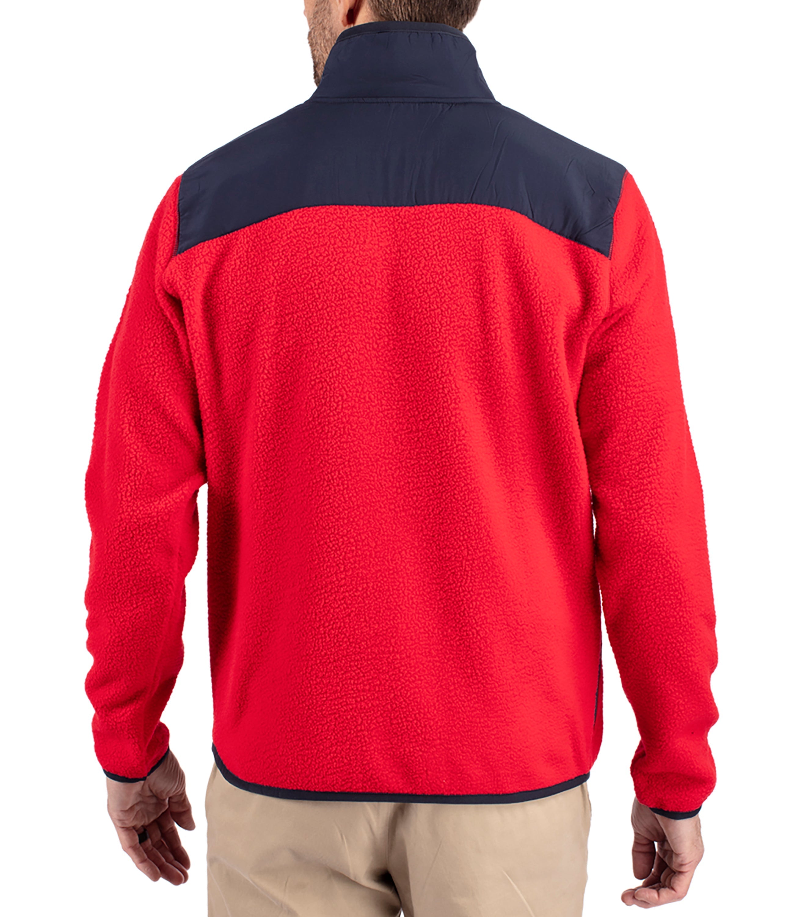Cutter & Buck Cascade Eco Sherpa Mens Big & Tall Fleece Jacket Jackets - Tophatter Daily Deals