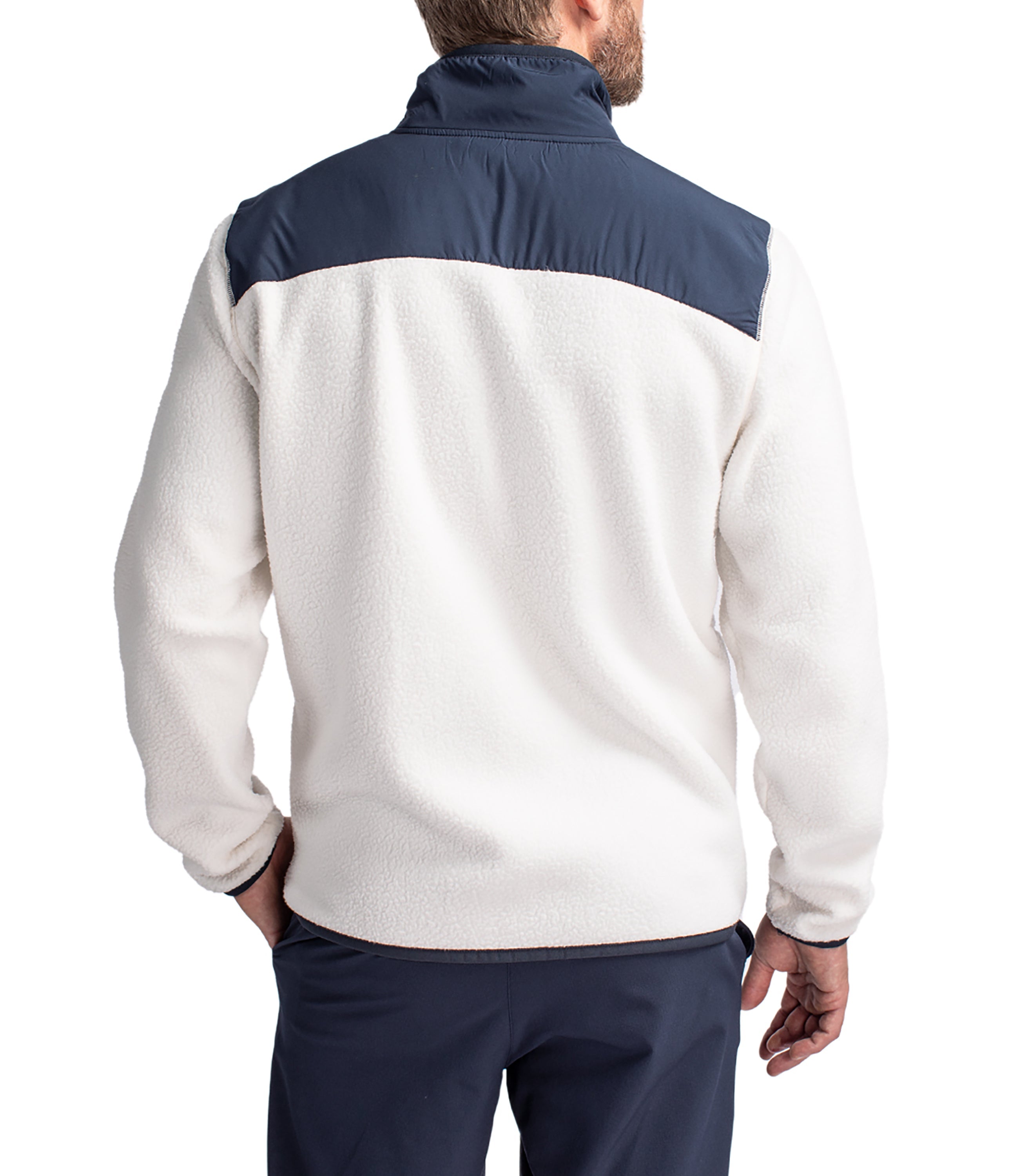 Cutter & Buck Cascade Eco Sherpa Mens Big & Tall Fleece Jacket Jackets - Tophatter Daily Deals