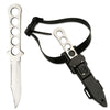 All Metal Diving Knife with Black Sheath Collectible Weapons - Tophatter Daily Deals