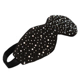 Radiance Blackout Eye Mask with Black Rhinestones and Plush Lining > Bondage Gear > Masks - Tophatter Daily Deals