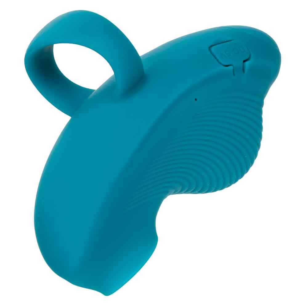 Envy™ Handheld Suction Massager in Teal Blue with 3 Suction Speeds and 7 Vibration Functions > Vibrators > Finger Vibrators - Tophatter Daily Deals