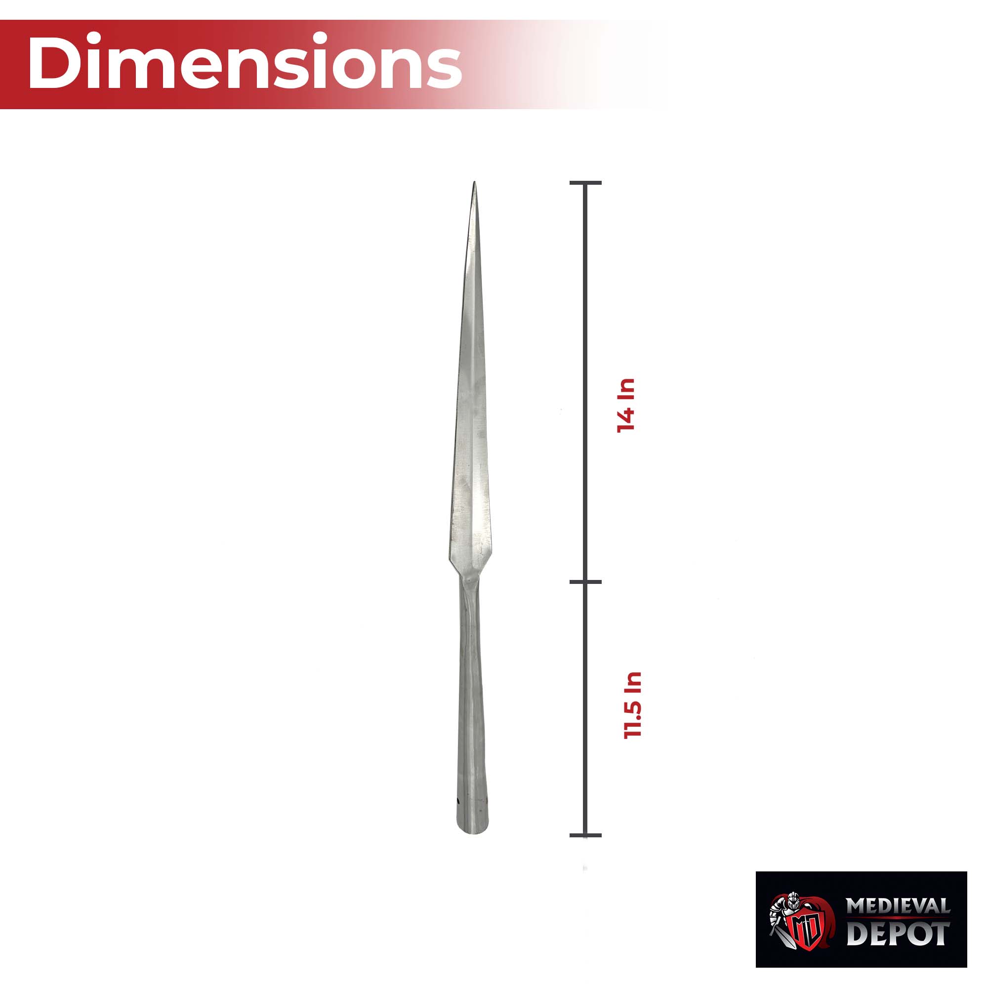 Medieval Viking Hewing Spearhead Functional High Carbon Steel Knives - Tophatter Daily Deals