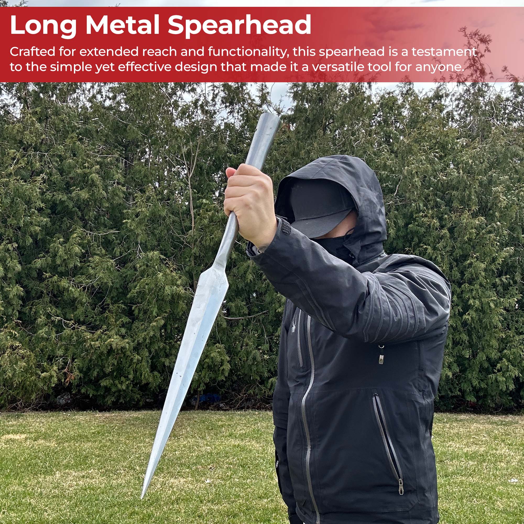 Medieval Viking Hewing Spearhead Functional High Carbon Steel Knives - Tophatter Daily Deals