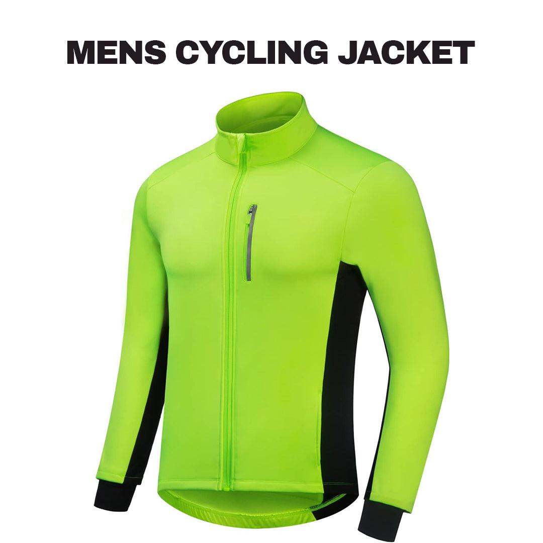 Best Waterproof Cycling Jacket - Mens Cycling Jacket Hi Viz Highly Visible Windproof Waterproof Breathable Mens Mountain & Cycling - Tophatter Daily Deals