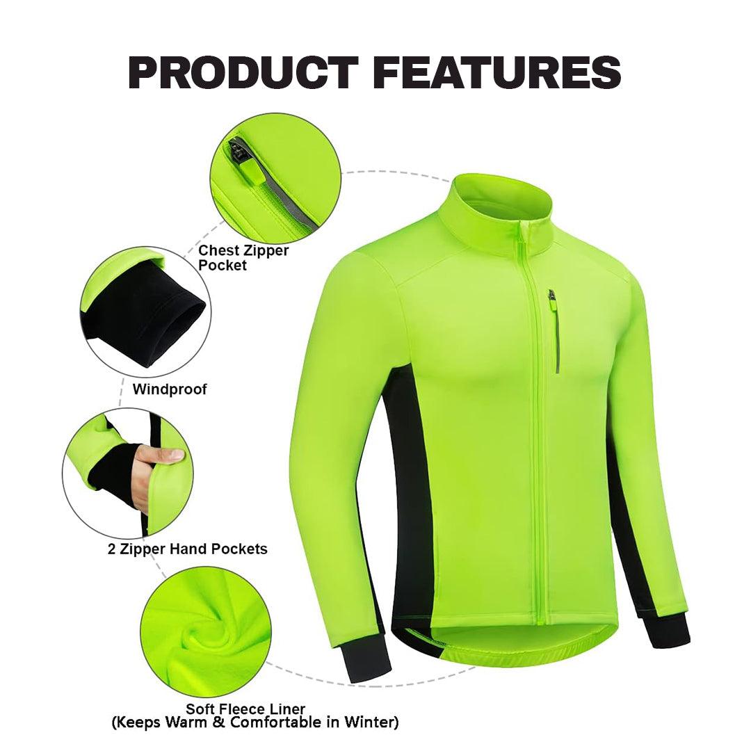 Best Waterproof Cycling Jacket - Mens Cycling Jacket Hi Viz Highly Visible Windproof Waterproof Breathable Mens Mountain & Cycling - Tophatter Daily Deals