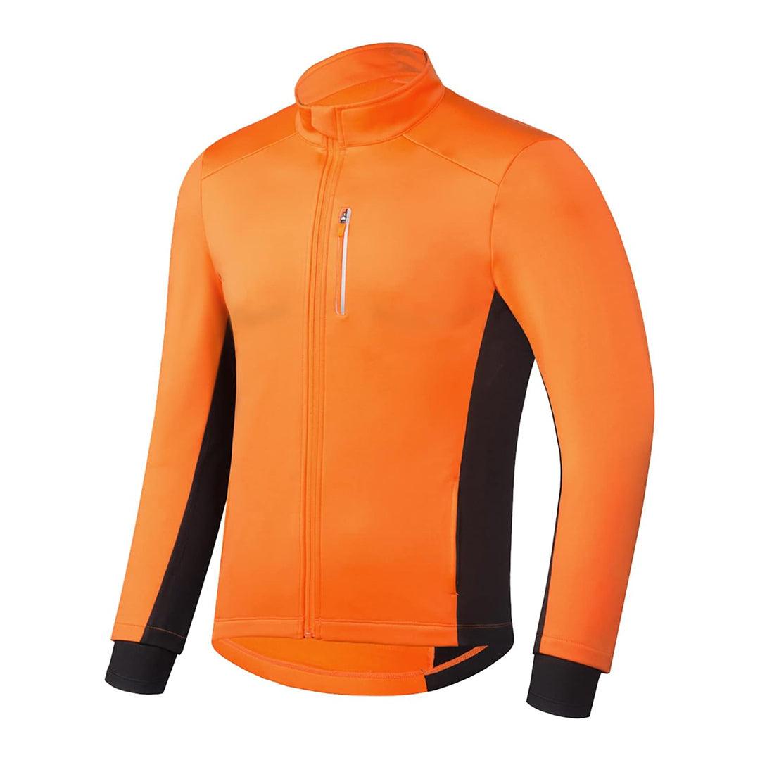 Best Waterproof Cycling Jacket - Mens Cycling Jacket Hi Viz Highly Visible Windproof Waterproof Breathable Mens Orange Mountain & Cycling - Tophatter Daily Deals