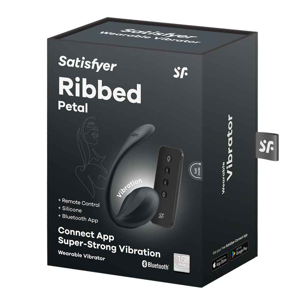 Satisfyer Ribbed Petal Connect – Portable Silicone Vibrator > Sex Toys For Ladies > G-Spot Vibrators - Tophatter Daily Deals