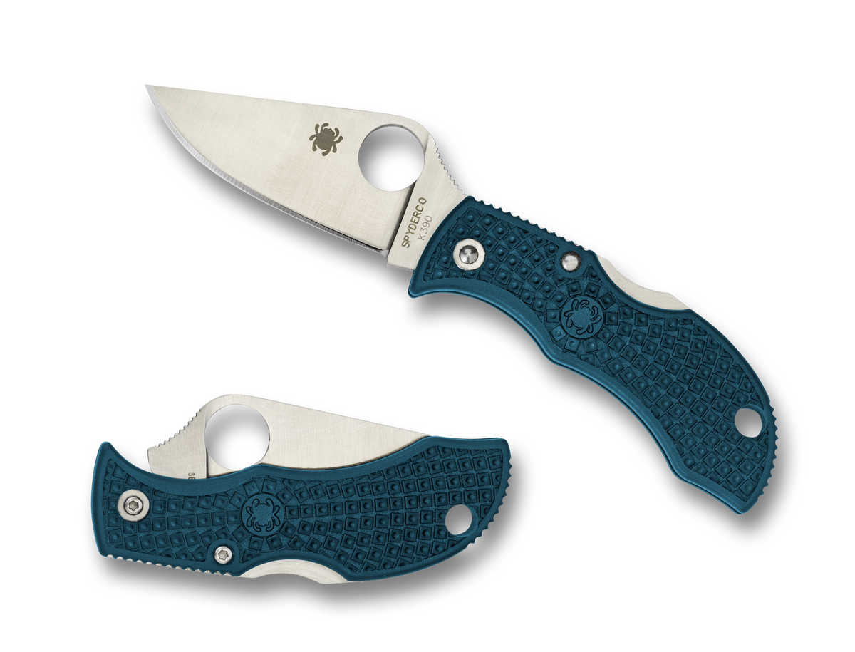 Spyderco ManBug - Blue FRN - K390 Steel - MFPK390 Knives - Tophatter Daily Deals