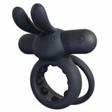 Ohare (Black | Blue | Green) – Rechargeable Silicone Rabbit Vibrating Cock Ring > Cock Ring > Vibrating - Tophatter Daily Deals