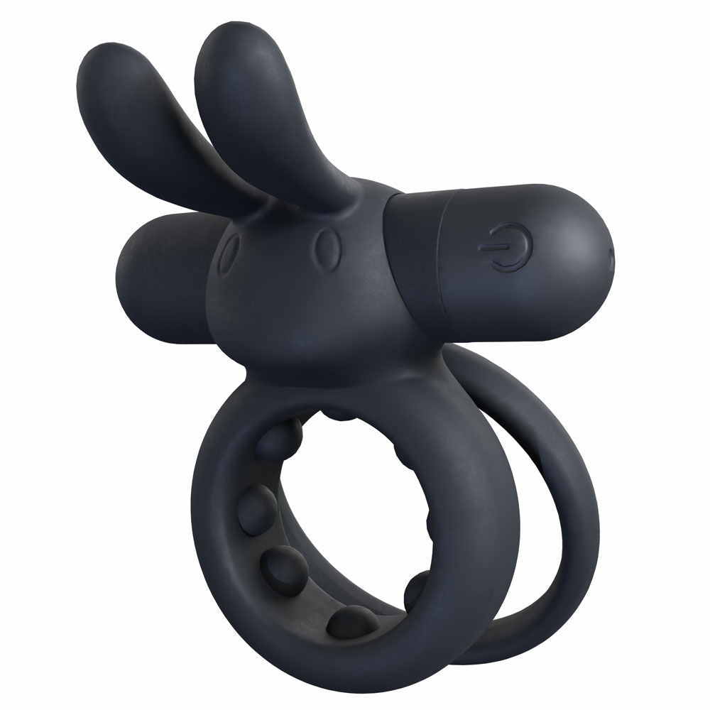 Ohare (Black | Blue | Green) – Rechargeable Silicone Rabbit Vibrating Cock Ring > Cock Ring > Vibrating - Tophatter Daily Deals
