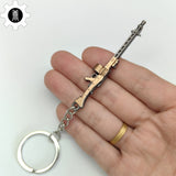 Mini MG3 Machine Gun Model Metal Keychain - Tophatter Daily Deals