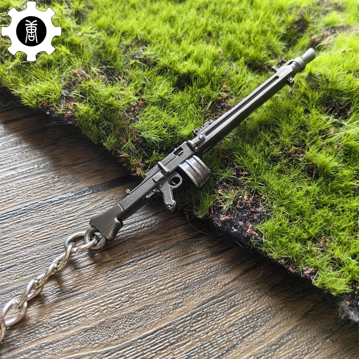Mini MG3 Machine Gun Model Metal Keychain - Tophatter Daily Deals