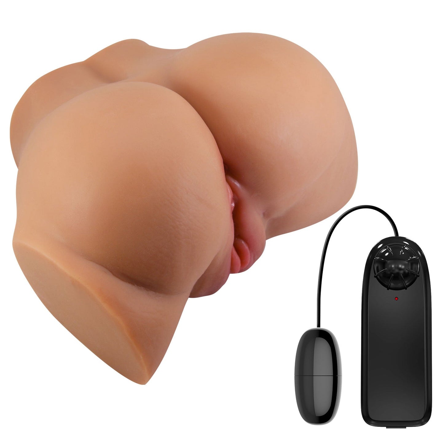 Emilia Realistic Vagina and Ass Vibrator – Dual Channel Vibrator > Sex Toys For Men > Masturbators > Vibrating - Tophatter Daily Deals
