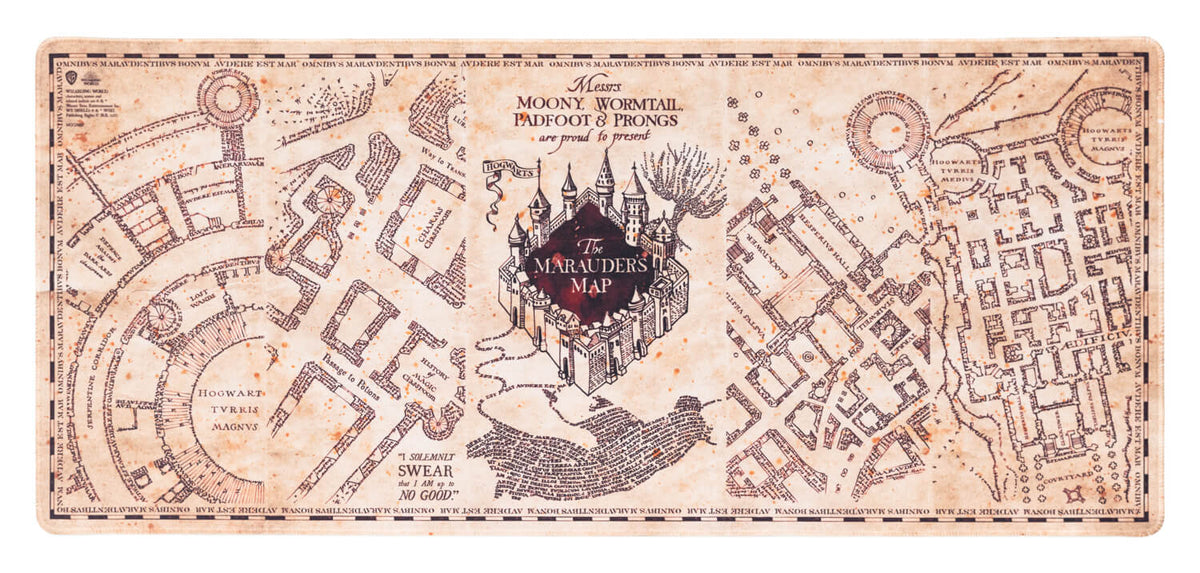 Harry Potter – Marauder's Map XL Gaming Mat Desk Mat - Tophatter Daily Deals