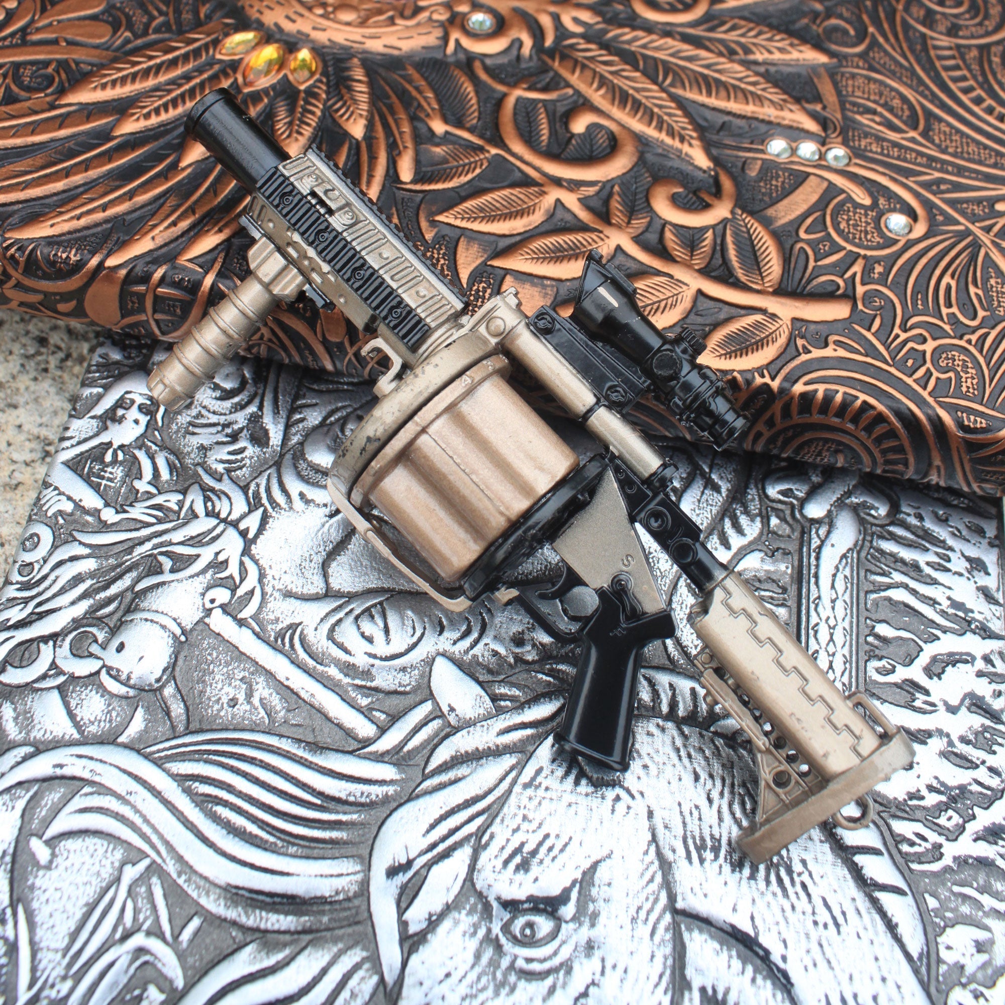 Grenade Launcher Metal Miniature Scale MGL Replica Military 13.5CM/5.3