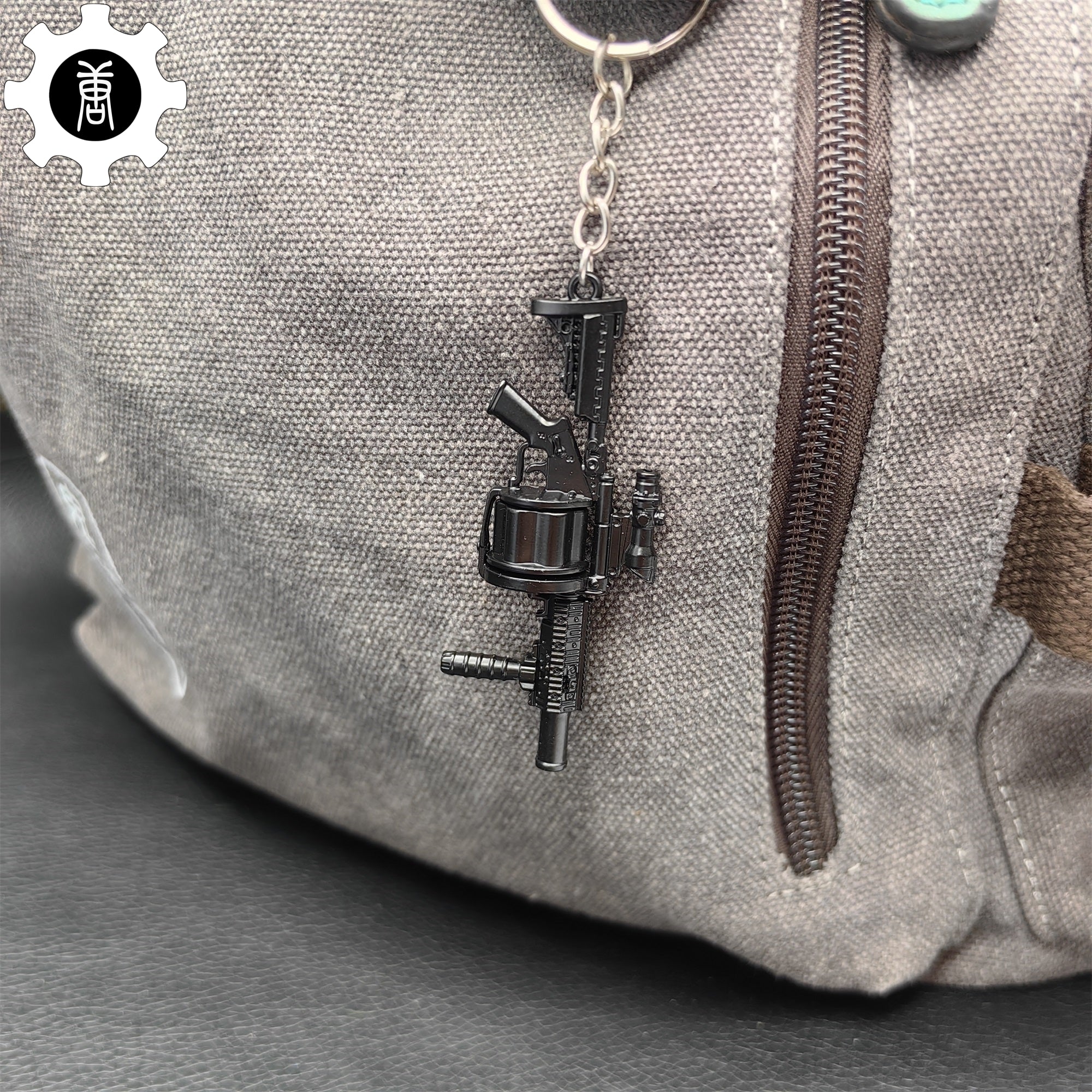 Mini Multiple Grenade Launcher Black MGL Metal Keychain - Tophatter Daily Deals