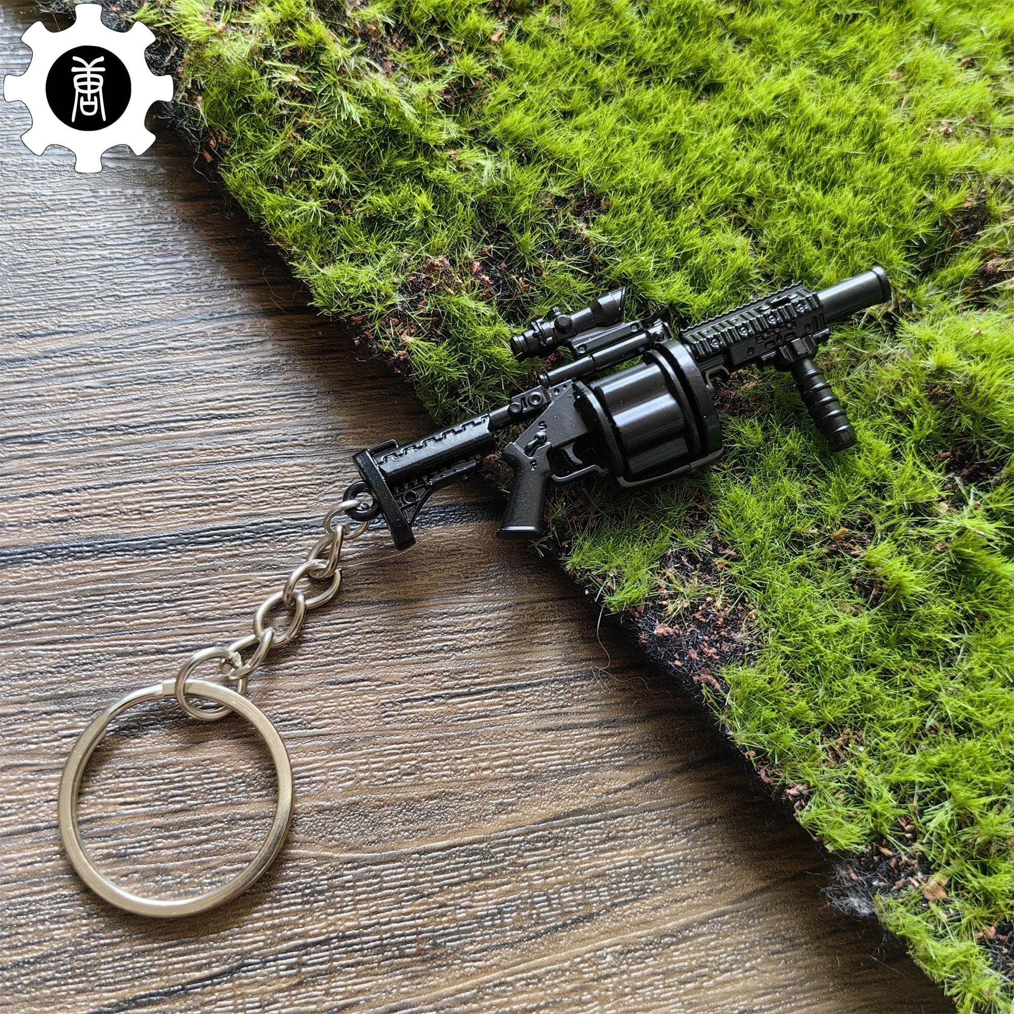 Mini Multiple Grenade Launcher Black MGL Metal Keychain - Tophatter Daily Deals