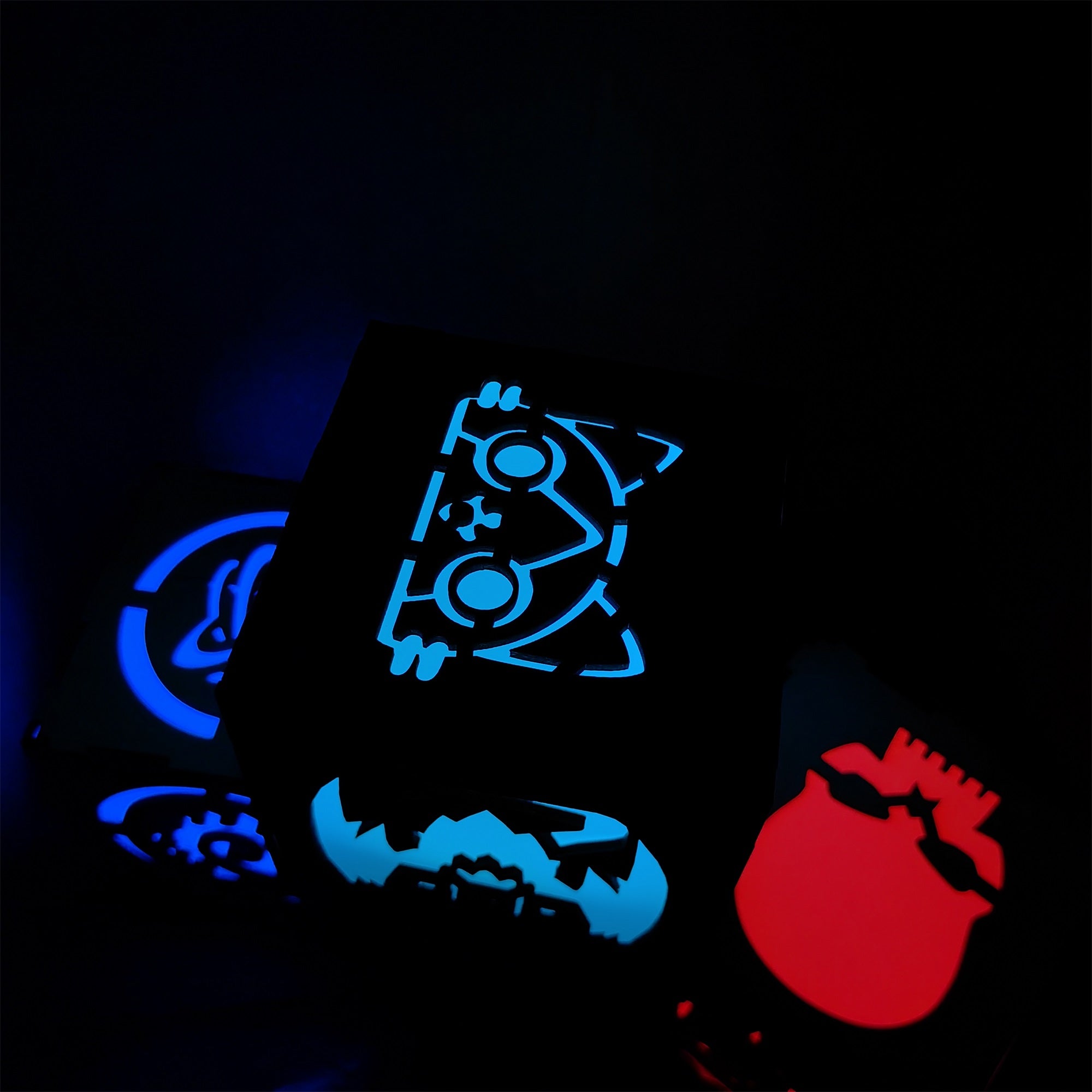 MH Dragon Cat Wood Cube Light Desk Decor - Tophatter Daily Deals