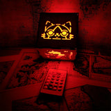 MH Dragon Cat Wood Cube Light Desk Decor - Tophatter Daily Deals