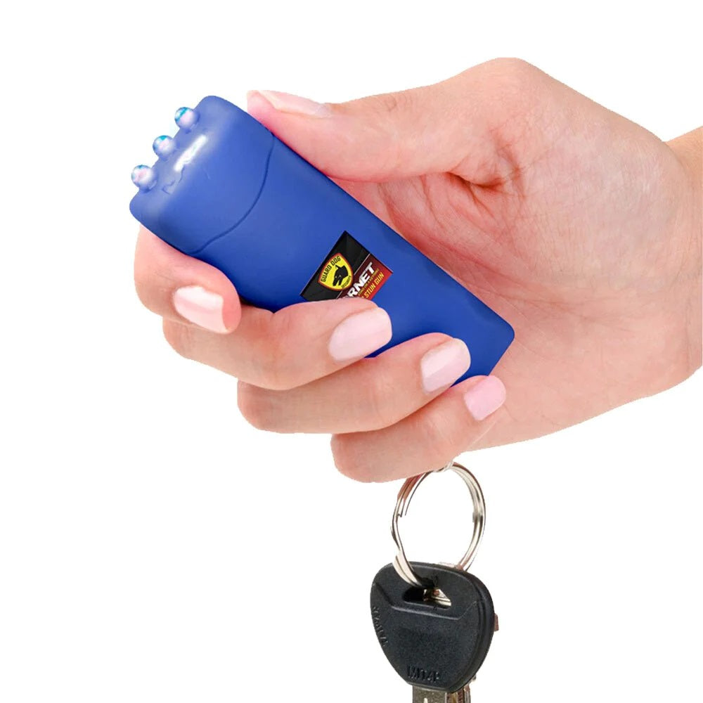 Hornet Micro Stun Gun Keychain with Flashlight Rechargeable - Tophatter's Guns'N'Weapons Store - FREE SHIPPING Collectible Weapons - Tophatter Daily Deals
