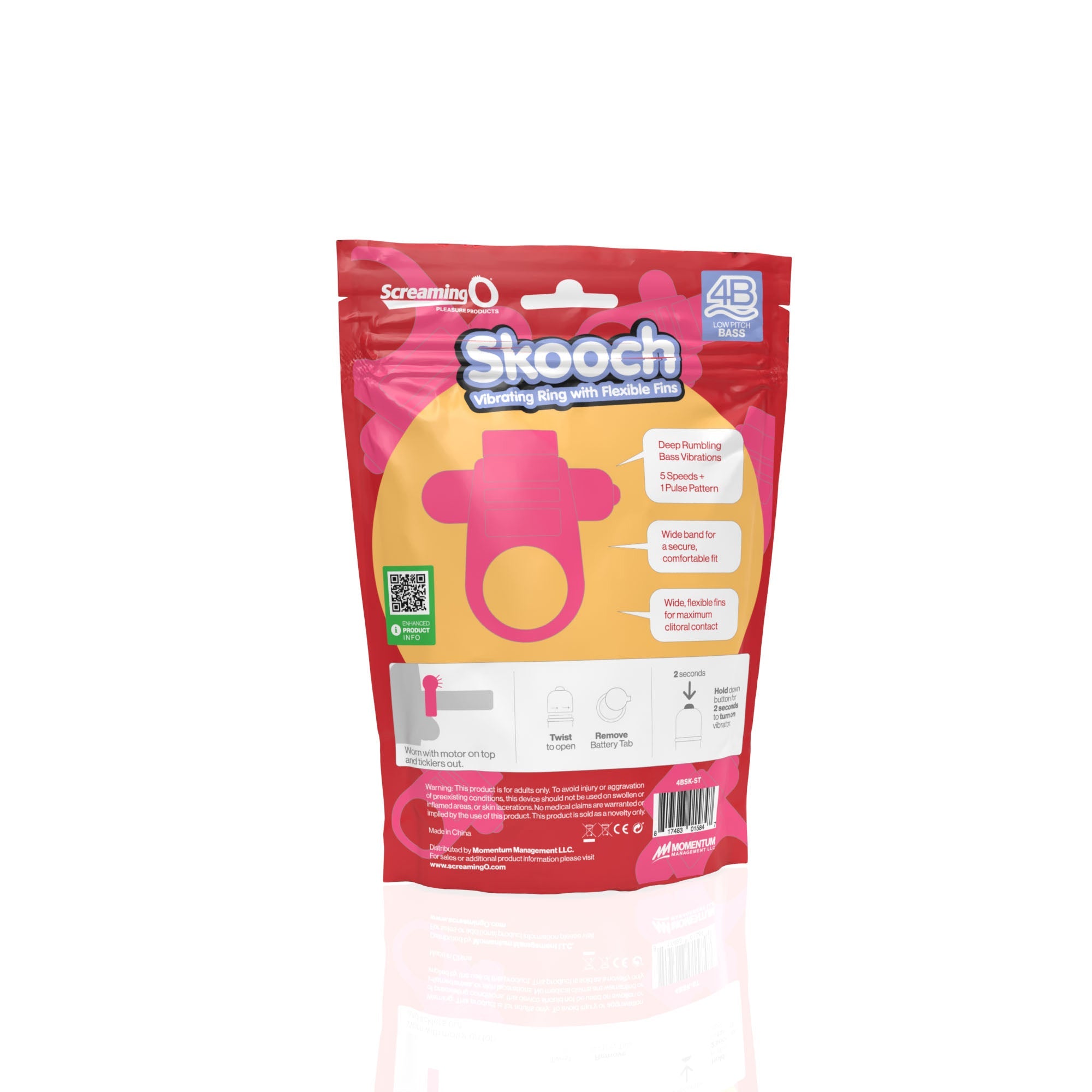 Skooch 4B Low Pitch Bass (Kiwi | Strawberry) > Sex Toys > Couples Toys - Tophatter Daily Deals